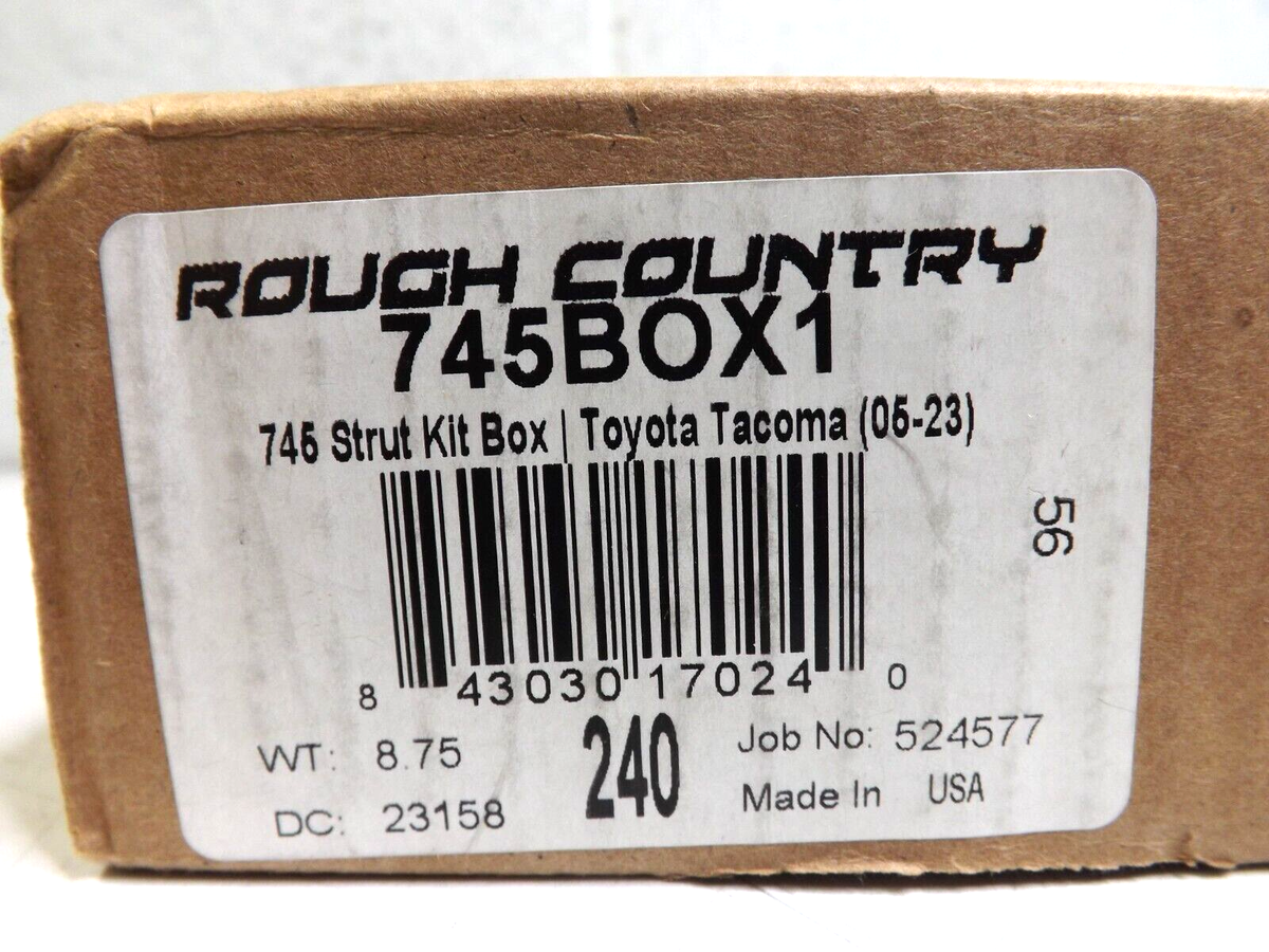 Rough Country 745BOX1 745 Strut Kit Box For Tacoma 05-23 | eBay