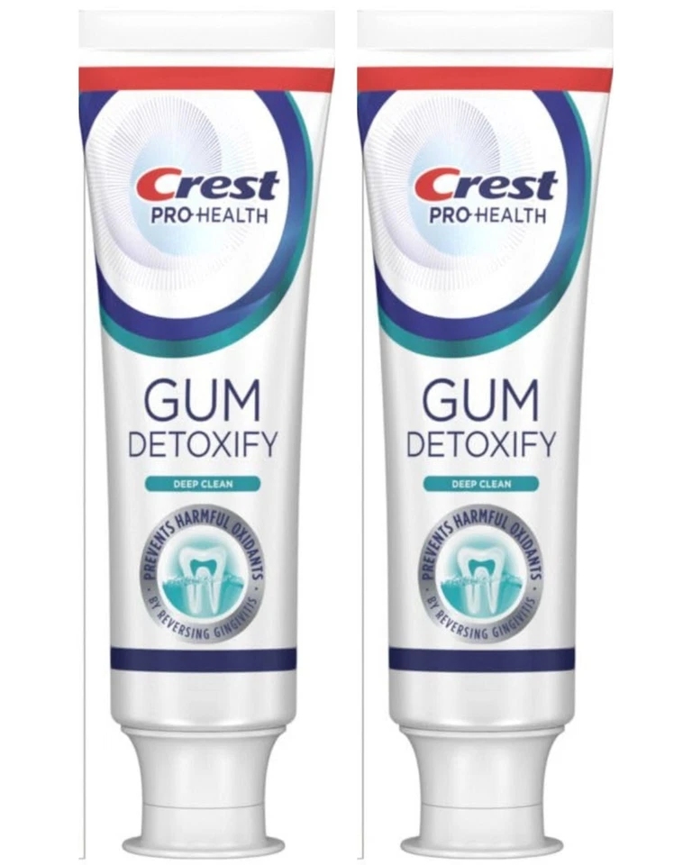 Crest Pro-Health Gum Detoxify Deep Clean Toothpaste Gum Enamel Protection 136g