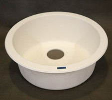 BLANCO 230845 Rondo Silgranit Round Kitchen Bar Sink White