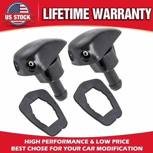Set of 2 Car Window Windshield Washer Spray Wiper Sprinkler Nozzle Universal NEW