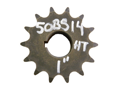 SPROCKET   50 Pitch     14 Tooth   1'' Bore  Hard Teeth  MARTIN  50BS14HT 1