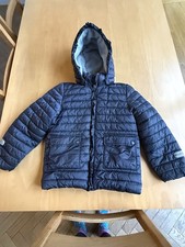Polarn O. Pyret Navy Blue Fully Lined Puffer Coat Jacket Age 6-7 Years