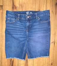 1391 Wonder Nation Cut Off Blue Jean Shorts Youth Size 12 Plus