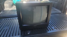 Vintage 1995 Daewoo 14" CRT Color TV Model DTQ-1423FC Not Working Properly Read