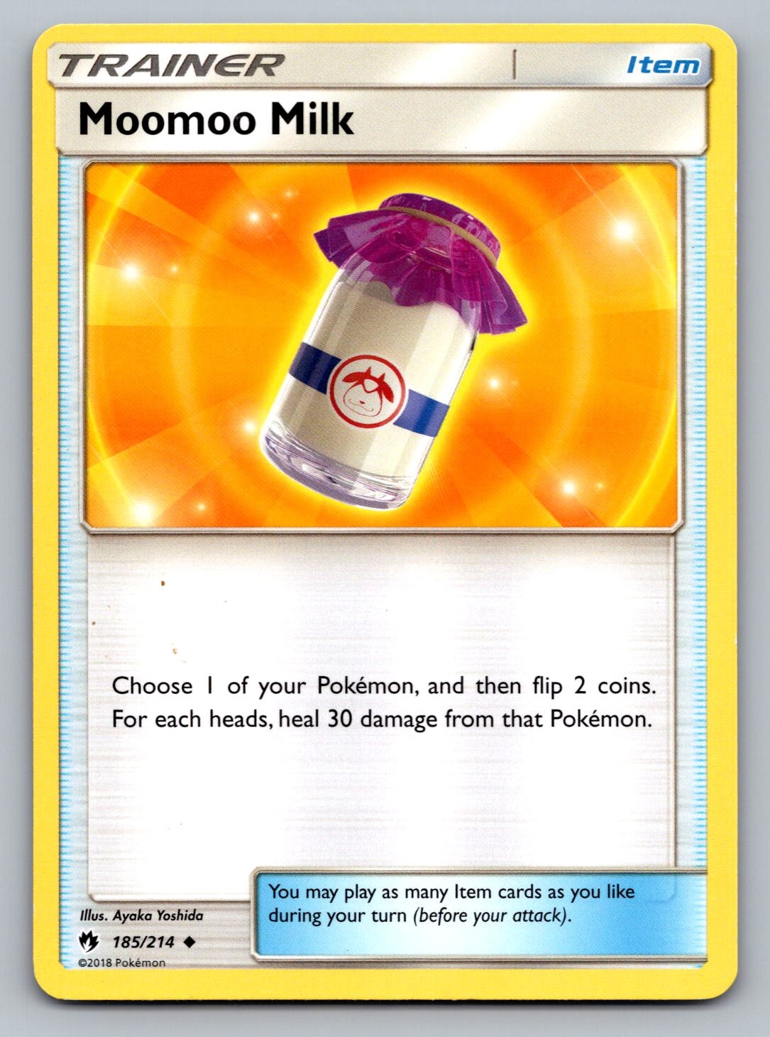 Pokemon TCG SM - Lost Thunder Moomoo Milk 185/214