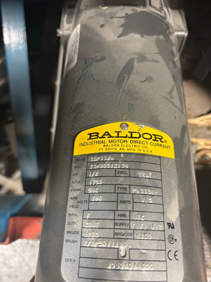 NEW NO BOX Baldor CDP 3326 New Electric DC Motor - Image 2 of 4