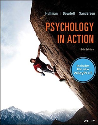 Psychology in Action 1 WileyPLUS Card with Loose-leaf Set by Karen Huffman