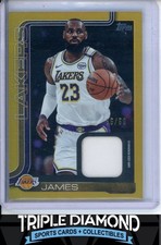 2025-26 Topps Flagship LeBron James Game-Used Relic Patch Gold #05/50 Z587