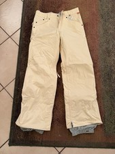 Burton Snowboard Ski Pants Women  s XS White Cargo Nylon Waterproof see Pics