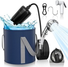 Portable Shower Camping,9000mAh Rechargeable Shower Pump with Digital
