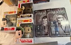 Super7 The Munsters Eddie x 2 , Marilyn. Animal House Toga, Bluto. Flav Pops