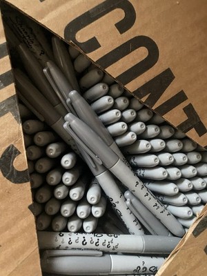 Sharpie Permanent Markers, Fine Tip, Dark, 1000 Count