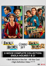 Enola Holmes 1 2 Collection DVD Region Free Complete 2 Movie Set English Subs