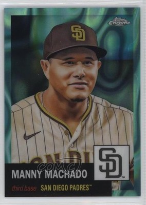 2022 Chrome Platinum Anniversary Aqua Lava Refractor /299 Manny Machado #359 2qw