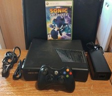 Microsoft Xbox 360 S Slim Console 250GB with Controller and Sonic Unleashed