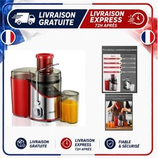 Centrifugeuse extracteur de jus Juilist 400 W 3 vitesses Rouge