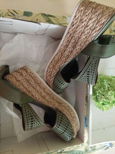 Damen Sandaletten Größe 39 Neu von Andrea Conti Oliv , Sale !!