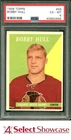 1958 TOPPS #66 BOBBY HULL RC BLACK HAWKS HOF PSA 6