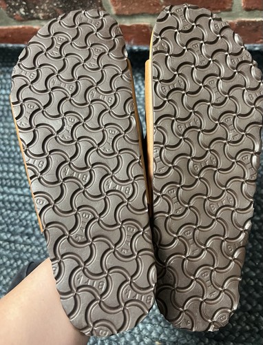 Birkenstock Birkis Noppy Sandals Brown Massage Size 43 RARE - Picture 9 of 10