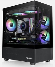 View 170 TG ARGB Black Micro-Atx Case; 3X120Mm ARGB Fans Included; Supports up t