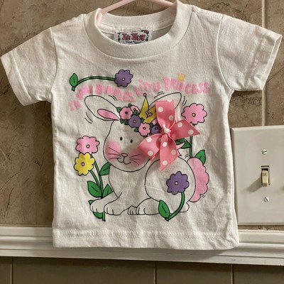 Easter Bunny T-shirt By I m Yours Size 6 Months Bow Detail