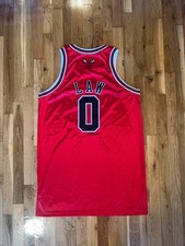 ACIE LAW IV Chicago Bulls Adidas GAME USED WORN 2009-10 Jersey 48 Rose Texas A&M