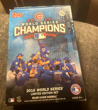 2016 Topps WORLD SERIES CHAMPIONS CHICAGO CUBS 15-Card Special Set HANGER BOX