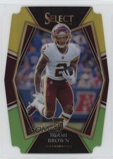 2021 Panini Select Premier Level Green & Yellow Prizm Die-Cut Dyami Brown 0ld5