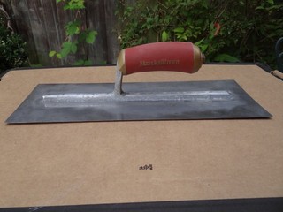 Marshalltown Permashape Gold Finishing Trowel 14" x 5" Used