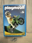 Vintage Playmobil 3301 Motorcycle Green Motocross New In Box