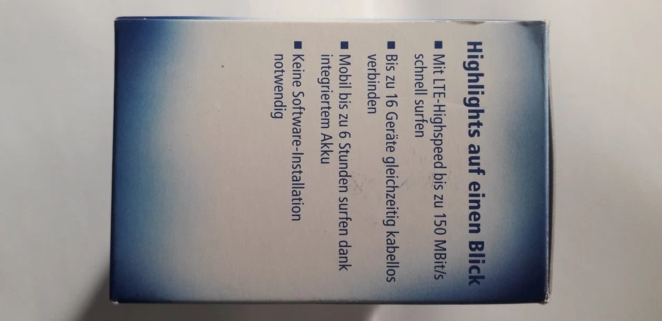 Huawei Mobile WiFi 3s E5576-322 Mobiler LTE-WLAN-Hotspot - Weiß - Bild 4 von 4