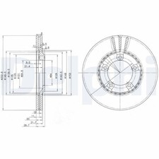 Disque de frein Hyundai H100