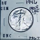 1946 BU GEM LIBERTY WALKING SILVER HALF UNC MS+++ U.S. MINT RARE COIN 9967