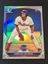 2023 Bowman Chrome - Marcus Lee Sang #BCP-126 (RC) Lunar Glow Refractor 1st