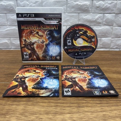 Mortal Kombat (Sony PlayStation 3 PS3, 2012) CIB Tested Working Free Shipping