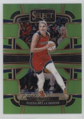 2024 Select WNBA Concourse Neon Green Prizm 44/75 Elena Delle Donne #1 HOF s3g