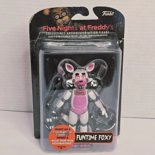 FUNKO FNAF FUNTIME FOXY Figure Five Nights at Freddys 2016 Articulated New In Bo