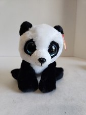 TY 6" Beanie Baby BABOO the Panda Plush Stuffed Animal Toy May 30 Birthday 