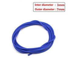 Manguera de vacío de silicona de 3 mm 16,4 pies 5 m tubo de silicona refrigerante de agua de aire turbo coche