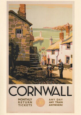 GWR - CORNWALL, JEDEN TAG JEDER ZUG ÜBERALL - WERBUNG - BRP 3