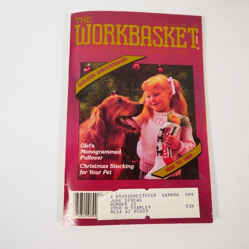 The Workbasket Craft Magazines Lot of 9 - Needlework Crochet & DIY 1981-95 - Picture 18 of 19
