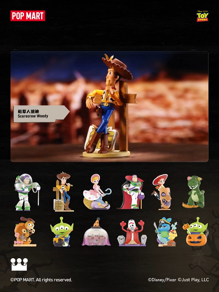 POP MART Disney Pixar Toy Story Spooky Night Series Figures