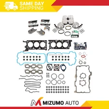 Full Gasket Set Pistons Bearings Fit 2000-2003 Jaguar S-Type 3.0 V6 DOHC 24v