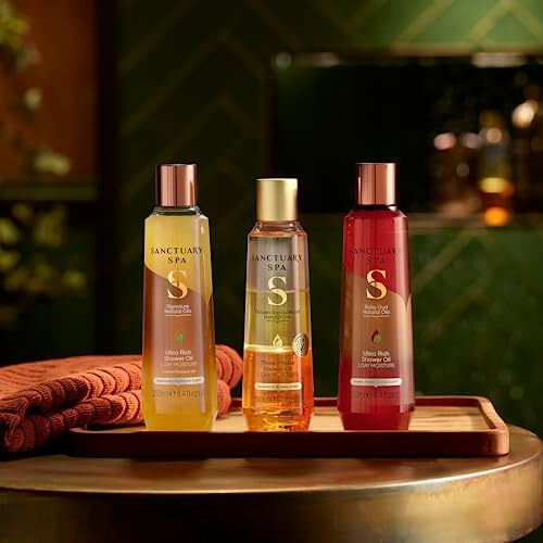 Sanctuary Spa Ultra Rich Shower Oil for Dry Skin, No Mineral Oil