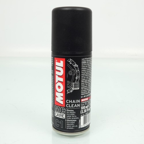 Kit Lubrifiant & Nettoyant Chaîne Moto MOTUL 109767 - Spray - Complet Route