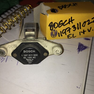 Mercedes , Bosch Voltage  Regulator 1197311022 EL 14V MADE IN SPAIN OEM RARE