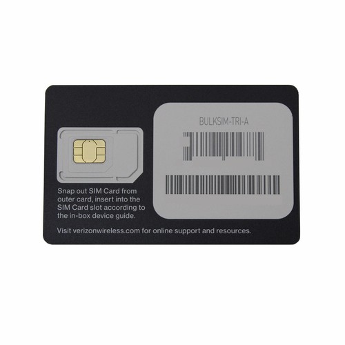 New / Replace 4G LTE Sim Card Verizon US Cellular T-Mobile Cricket (Select Size) - Zdjęcie 6 z 15