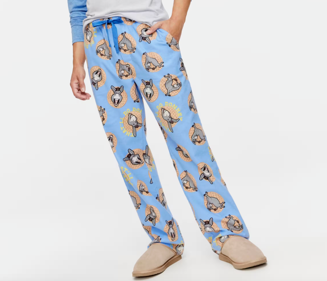 Peter Alexander Men's Shrek Fiona Long Flannelette Pj /Lounge