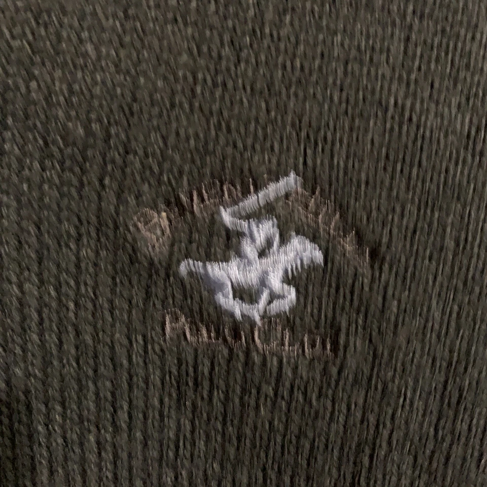 US Polo Assn. Men's Zip Pullover Sweater Blue Collared Long Sleeve - Medium - Image 3 of 4