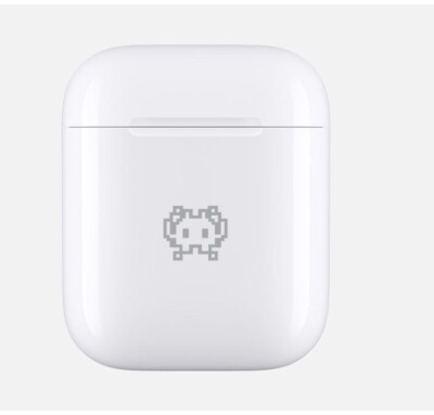 Apple AirPods with Charging Case Emoji on it new in unopened